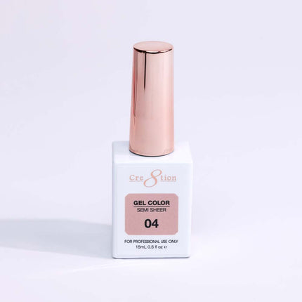 Cre8tion Hema Free Semi-Sheer Collection 0.5oz - Nude Color