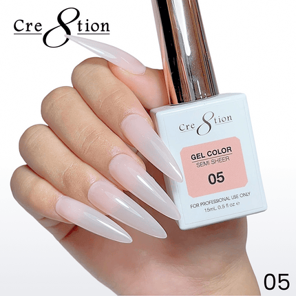 Cre8tion Hema Free Semi-Sheer Collection 0.5oz - Nude Color