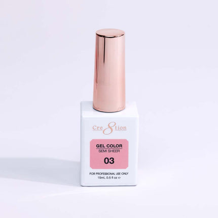 Cre8tion Hema Free Semi-Sheer Collection 0.5oz - Nude Color