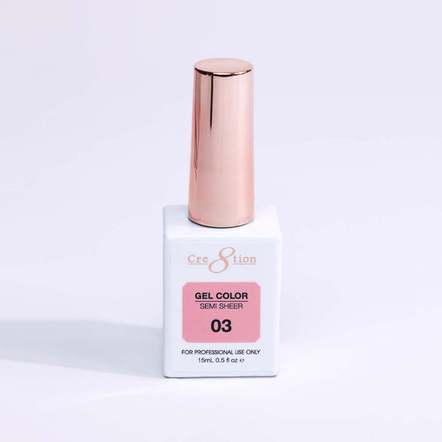 Cre8tion Hema Free Semi-Sheer Collection 0.5oz - Nude Color