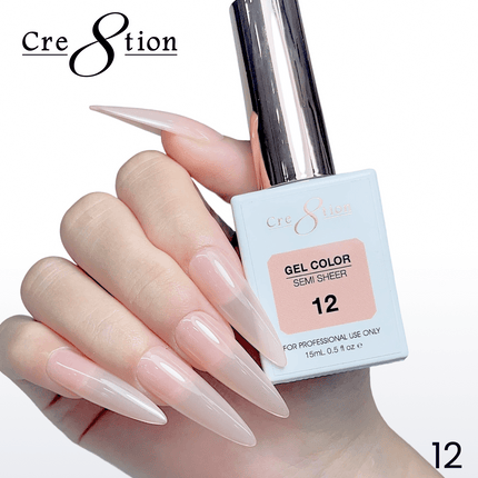 Cre8tion Hema Free Semi-Sheer Collection 0.5oz - Nude Color