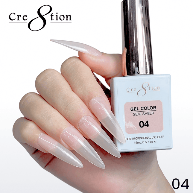 Cre8tion Hema Free Semi-Sheer Collection 0.5oz - Nude Color