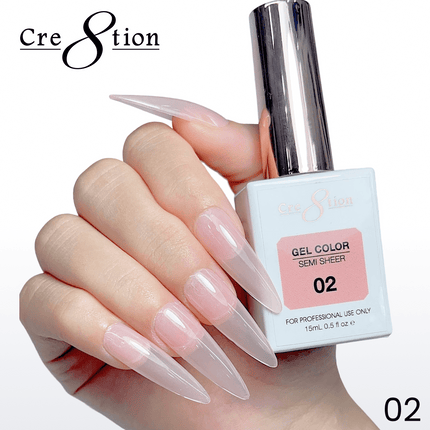 Cre8tion Hema Free Semi-Sheer Collection 0.5oz - Nude Color