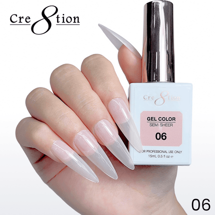 Cre8tion Hema Free Semi-Sheer Collection 0.5oz - Nude Color
