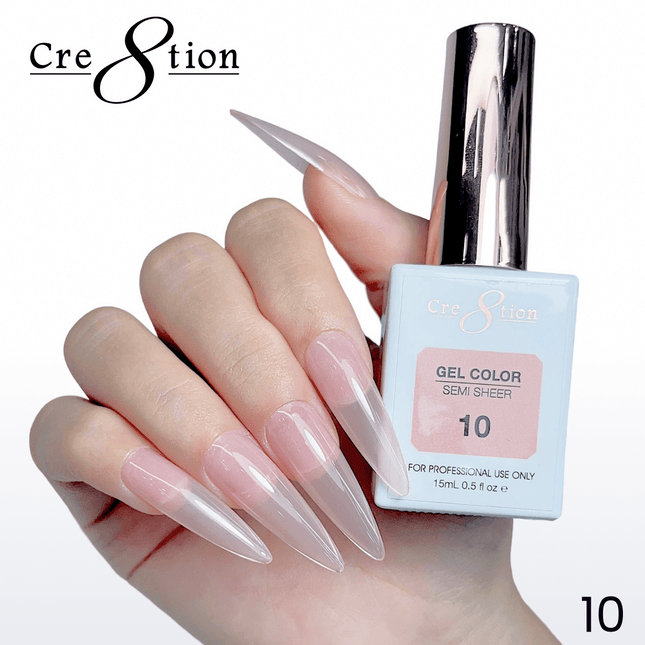 Cre8tion Hema Free Semi-Sheer Collection 0.5oz - Nude Color