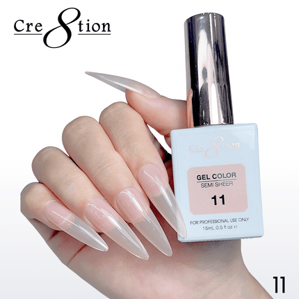 Cre8tion Hema Free Semi-Sheer Collection 0.5oz - Nude Color