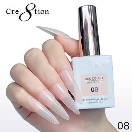Cre8tion Hema Free Semi-Sheer Collection 0.5oz - Nude Color
