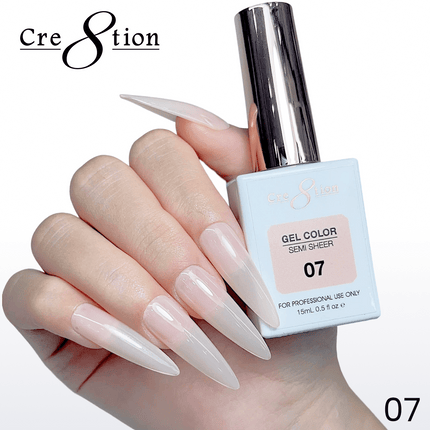 Cre8tion Hema Free Semi-Sheer Collection 0.5oz - Nude Color
