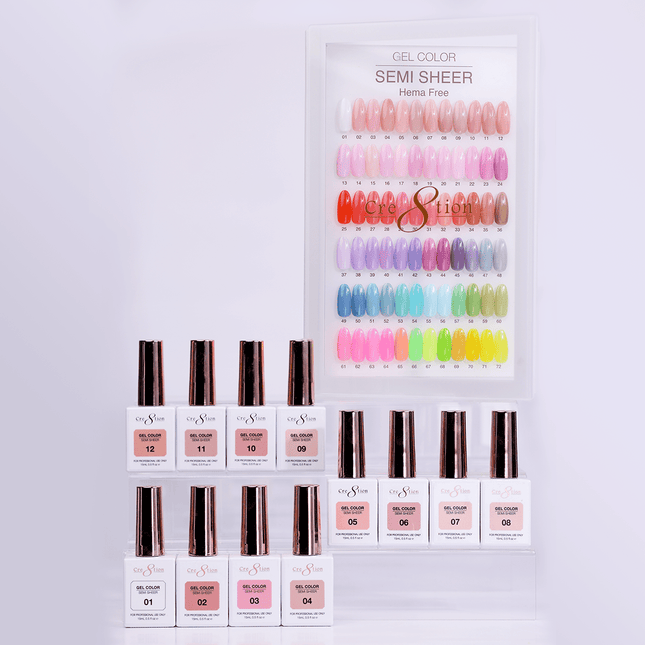 Cre8tion Hema Free Semi-Sheer Collection 0.5oz - Nude Color