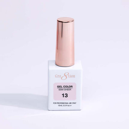 Cre8tion Hema Free Semi-Sheer Collection 0.5oz - Pink Color