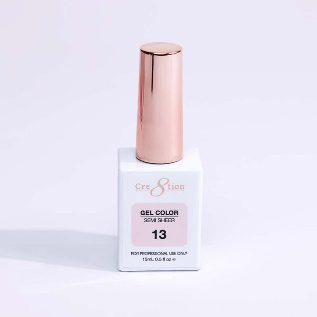 Cre8tion Hema Free Semi-Sheer Collection 0.5oz - Pink Color