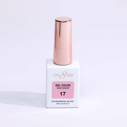Cre8tion Hema Free Semi-Sheer Collection 0.5oz - Pink Color