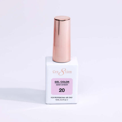 Cre8tion Hema Free Semi-Sheer Collection 0.5oz - Pink Color