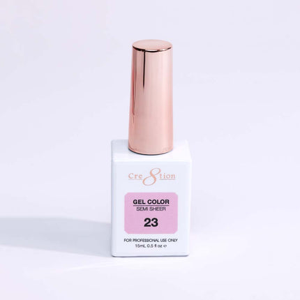 Cre8tion Hema Free Semi-Sheer Collection 0.5oz - Pink Color