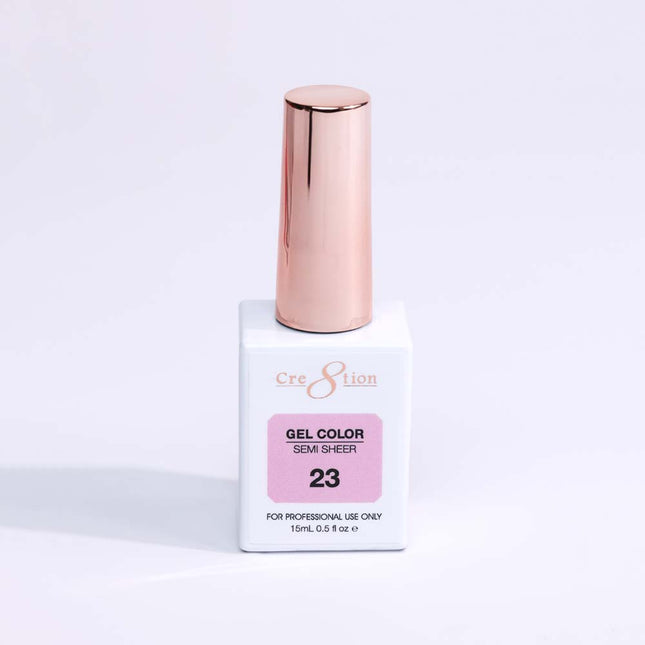 Cre8tion Hema Free Semi-Sheer Collection 0.5oz - Pink Color