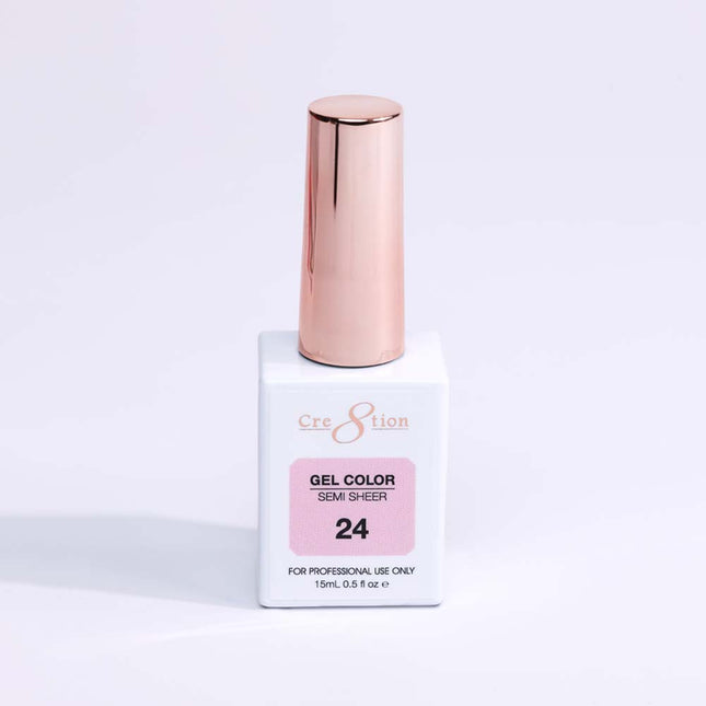 Cre8tion Hema Free Semi-Sheer Collection 0.5oz - Pink Color