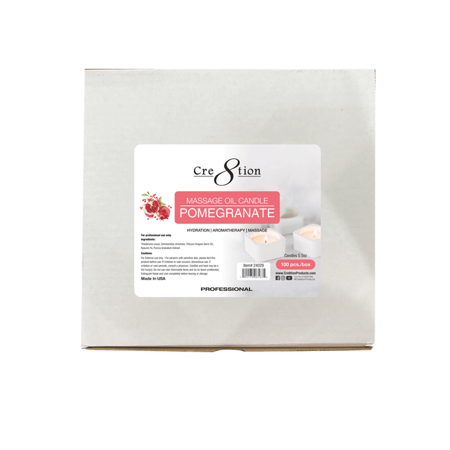 Cre8tion Massage Oil Candles - Tealight 0.5oz