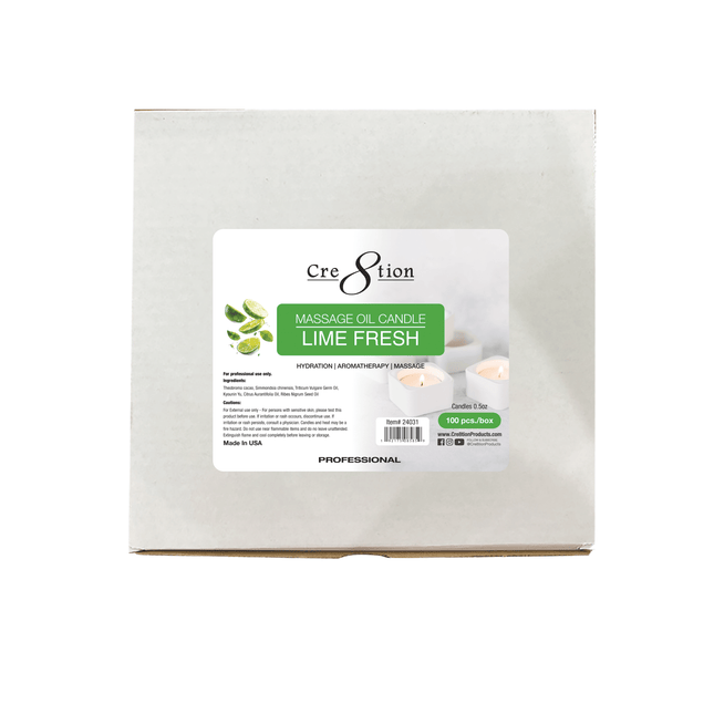Cre8tion Massage Oil Candles - Tealight 0.5oz