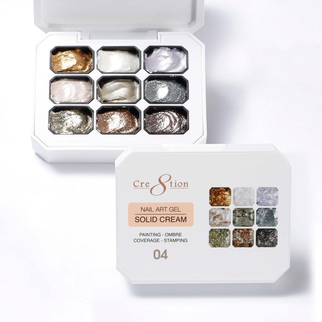 Cre8tion Nail Art Gel - Solid Cream - 04