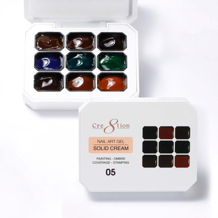 Cre8tion Nail Art Gel - Solid Cream - 05