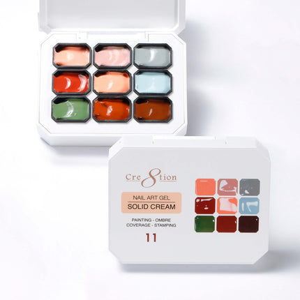 Cre8tion Nail Art Gel - Solid Cream - 11