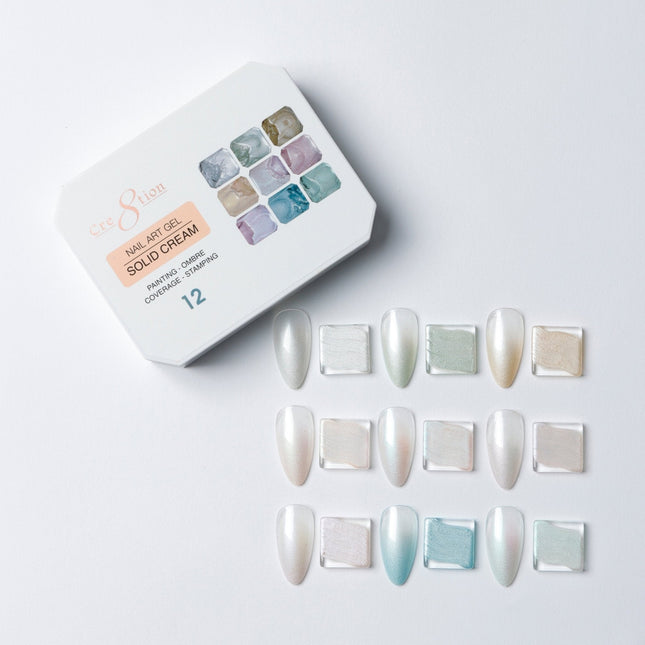 Cre8tion Nail Art Gel - Solid Cream - 12