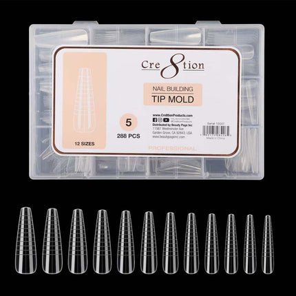 Cre8tion Nail Building Tip Mold 05 288pcs