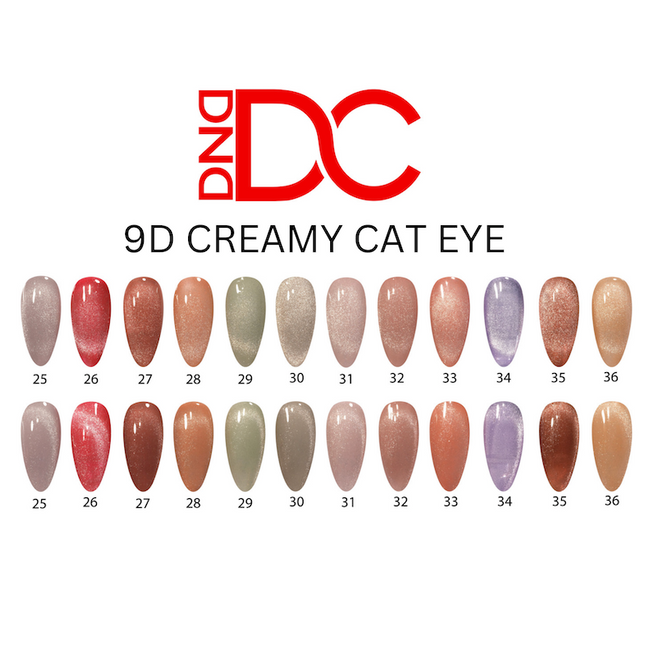 DND - DC 9D Cat Eye Creamy (#25 - #36) - NEW 2024
