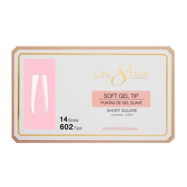 Cre8tion - Soft Gel X Tips Box - Square (S, M, L)