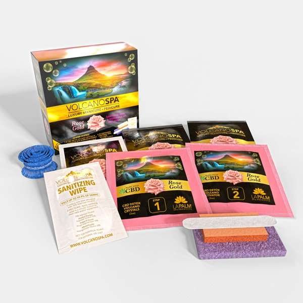 Volcano - Pedicure Deluxe 5in1 (Case 36 Boxes) - Many Scents