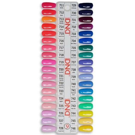 DND - Colors Sample Chart (#01 - #16)