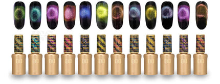 DND - 5D Cat Eye Magnetic Full Set 12 Colors (#01 - #12)