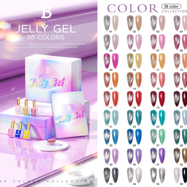 Billionaire Jelly Gel 36 Colors Collection