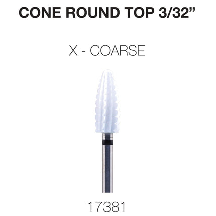 Cre8tion - Ceramic Bits - Cone Round Top - 3/32