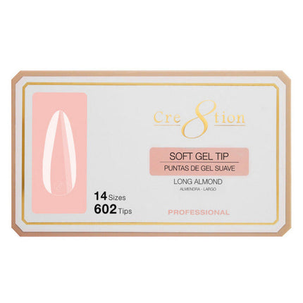Cre8tion - Soft Gel X Tips Box - Almond (S, M, L)