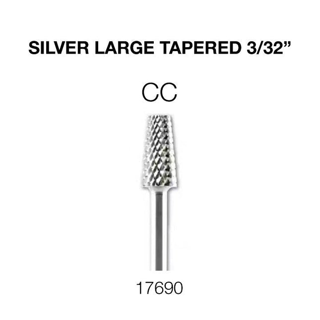 Cre8tion - Silver Carbide - Small Tapered - 3/32
