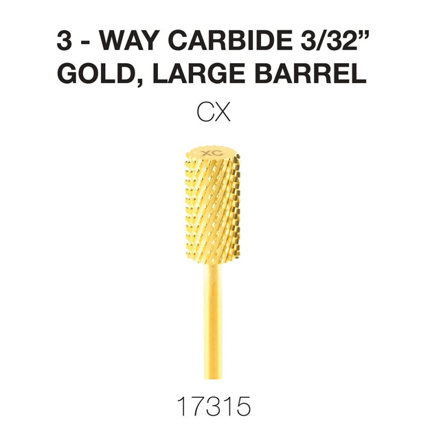 Cre8tion - Carbide Gold - Small & Large 3/32 - 3Way
