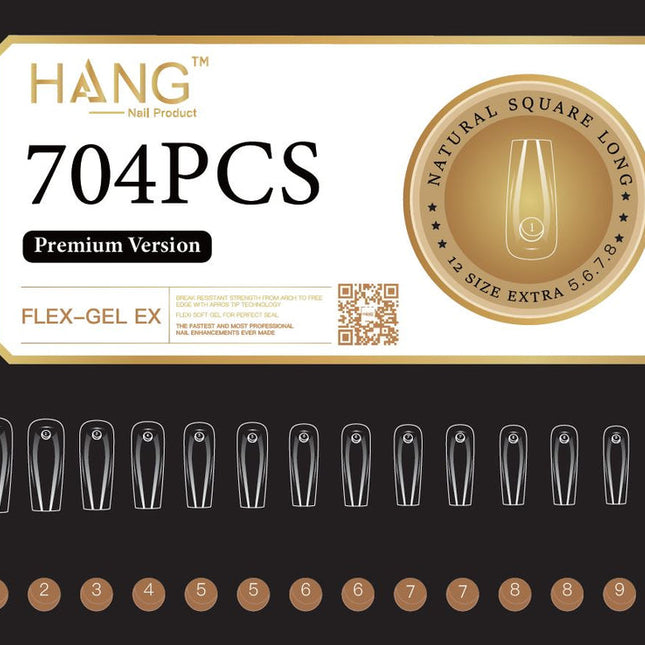 Hang - Soft Gel Ex Tips Square (NEW 2024)