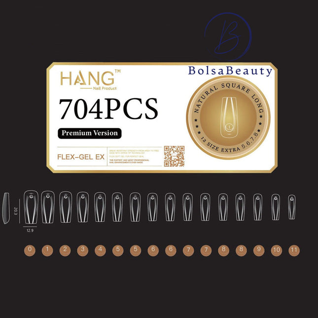 Hang - Soft Gel Ex Tips Square (NEW 2024)