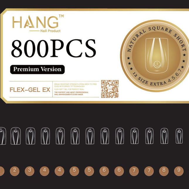Hang - Soft Gel Ex Tips Square (NEW 2024)