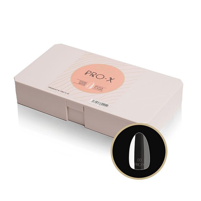 Igel PRO-X Soft Gel Nail Tips 20 - Natural Almond Medium 600pcs