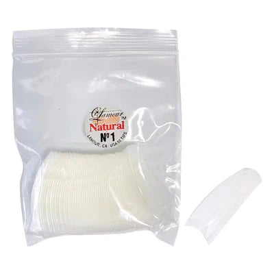 LAMOUR Natural Tips - Size #1 (50pcs/bag)
