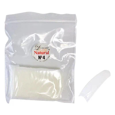 LAMOUR Natural Tips - Size #4 (50pcs/bag)