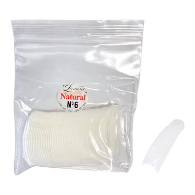 LAMOUR Natural Tips - Size #6 (50pcs/bag)