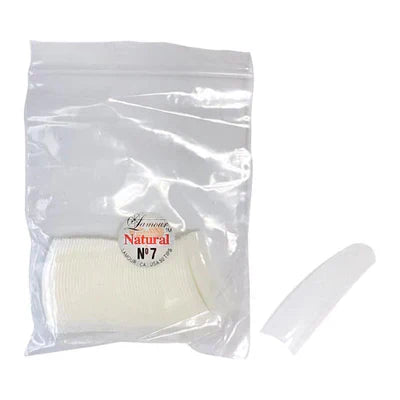 LAMOUR Natural Tips - Size #7 (50pcs/bag)