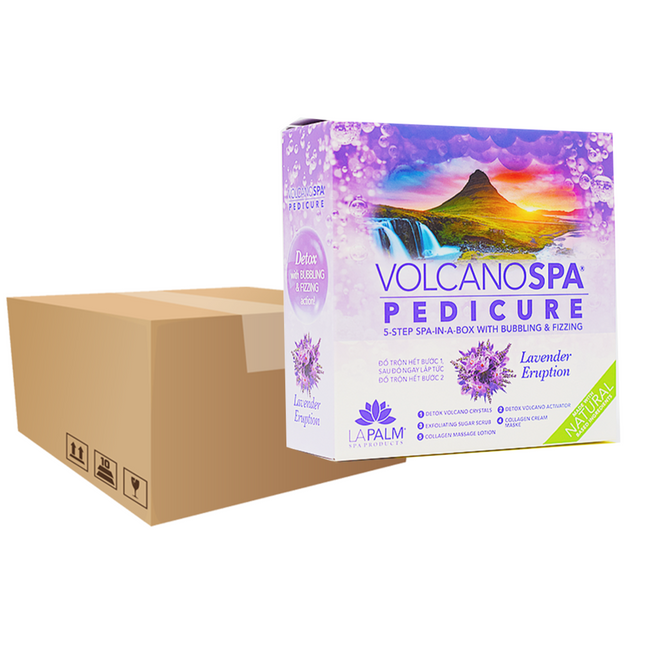 Volcano - Spa Pedicure 5in1 (Case 36 Boxes) - Lavender Eruption