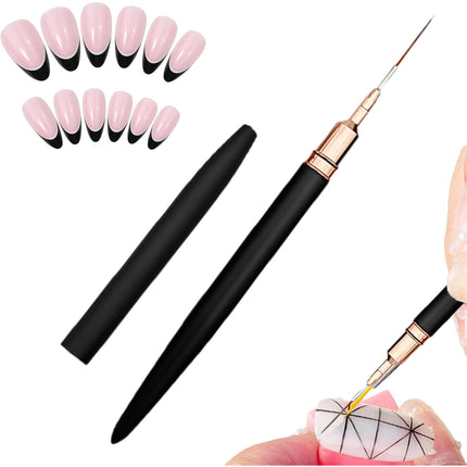 Nail Art Liner Brush Ultra Thin (Set 5pcs)