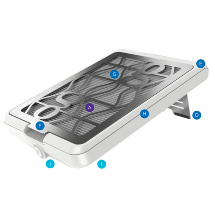 Gelish - Vortex Portable Nail Dust Collector (NEW 2024)