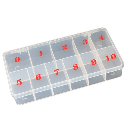 Empty Nail Tips Box 0-10 (Set 2pcs)
