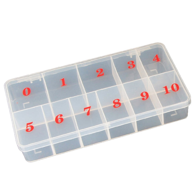 Empty Nail Tips Box 0-10 (Set 2pcs)